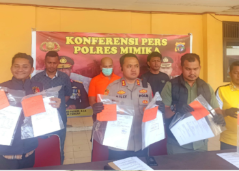 Tim Pengendalian Program Kemhan RI Tinjau Proses Pembangunan Sarana Prasana di Lanud YKU Timika