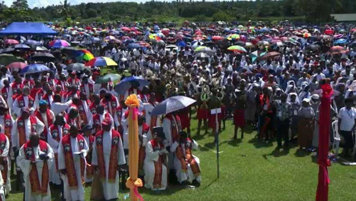 Ribuan Umat Katolik Papua Nugini Rayakan Petrus To Rot sebagai Santo Pertama Pribumi
