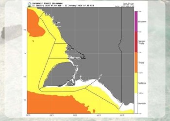 Bibit Siklon Tropis 97S Terpantau di Utara Australia, Potensi Gelombang Tinggi Terjadi di Perairan Papua Selatan