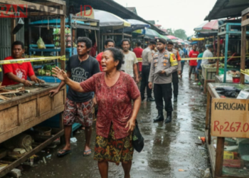 Digondol Maling, Pedagang Pasar Sentral Timika Kehilangan Rp267 Juta