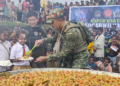 Gelar Dapur Rakyat, Kogabwilhan III Sajikan Makanan Siap Santap untuk Ribuan Warga Pegunungan Bintang