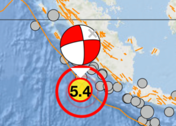 Hari Pertama 2026, Lanny Jaya Diguncang Gempa 5,4 Magnitudo