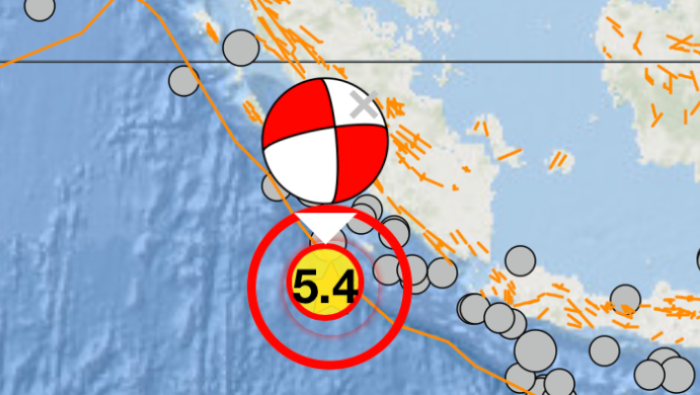 Hari Pertama 2026, Lanny Jaya Diguncang Gempa 5,4 Magnitudo