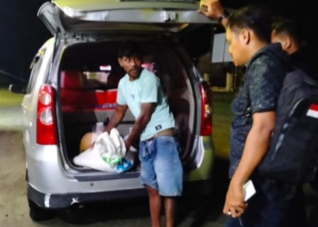 Polisi di Timika Bongkar Peredaran Sopi di Pomako, Pasangan Suami Istri Diamankan