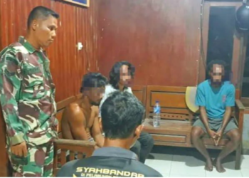 Warning! Narkoba Masuk Kampung di Mimika, Babinsa Koramil Agimuga Amankan Tiga Pengedar