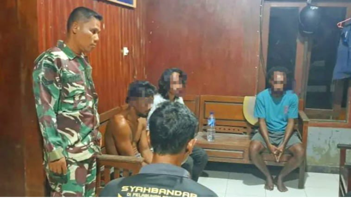 Warning! Narkoba Masuk Kampung di Mimika, Babinsa Koramil Agimuga Amankan Tiga Pengedar