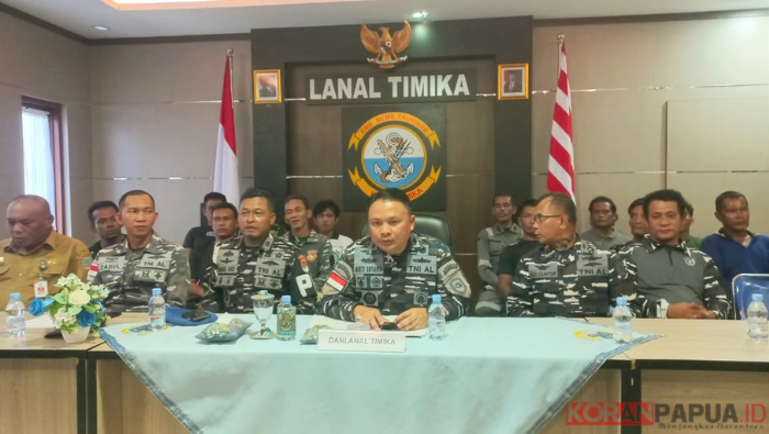 13 ABK KM Putra Kuantan Selamat, Danlanal Timika Imbau Nelayan Waspada Cuaca Ekstrem
