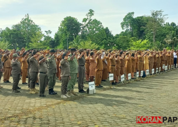 Wabup Mimika Emanuel Kemong Ingatkan ASN Tertib Izin dan Siapkan Tindak Lanjut Temuan BPK