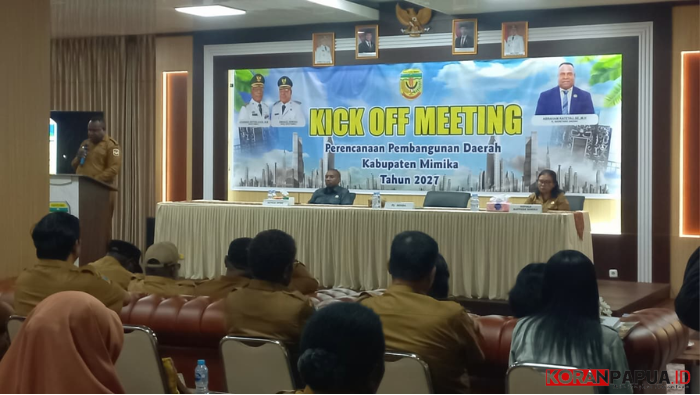 Sekda Mimika Ingatkan Penyusunan RKPD 2027 Harus Partisipatif dan Berbasis Data