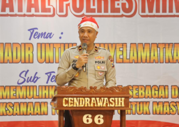 Personel Polres Mimika Diajak untuk Miliki Hati yang Tulus dan Penuh Empati