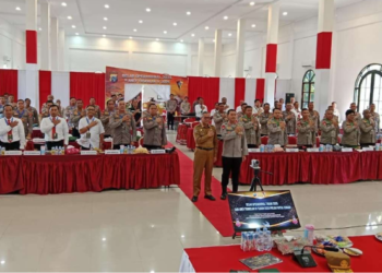 Kamtibmas Triwulan IV 2025 Papua Tengah Terkendali, Gubernur Meki Apresiasi Kepolisian