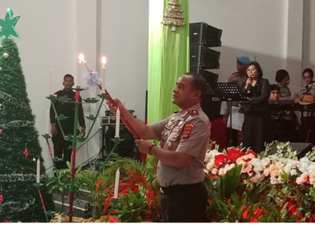 Natal Keluarga Besar Polda Papua Tengah, Brigjen Alfred: Jadikan Kasih Kristus sebagai Teladan dalam Kehidupan