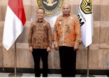 Bertemu Gubernur Fakhiri, Bahlil Pastikan Divestasi 10 Persen Saham Freeport Kuartal I Rampung Dalam Waktu Dekat