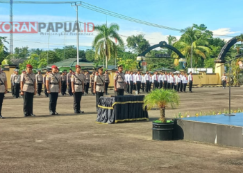 Sejumlah Perwira Polres Mimika Bergeser Jabatan, Ini Pesan Kapolres