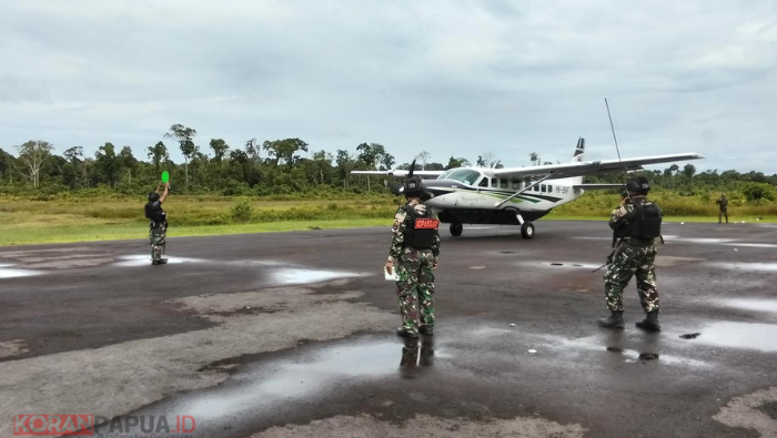 Imbas Penembakan Pilot Smart Air, Satgas Korpasgat Pegang Kendali Operasional Bandara Korowai Batu