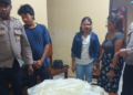 Polisi Amankan Dua Perempuan Bersama 80 Liter Sopi di Pelabuhan Pomako Timika