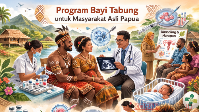 Jaga Populasi OAP: Pemprov Papua Tengah Programkan Bayi Tabung, Pelayanan Gratis