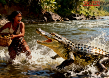 Ibu Pencari Karaka Diterkam Buaya di Sungai Agimuga Mimika, Peristiwa Tragis Disaksikan Anaknya