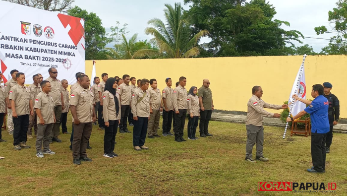 Pengcab Perbakin Mimika Resmi Dilantik, Bupati: Harus Konsisten, Jangan Timbul Tenggelam