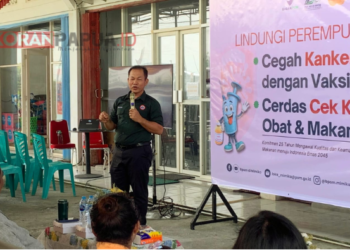 Peringati HUT ke-25 BPOM, Loka POM Mimika Suntikan Vaksinasi HPV dengan Menyasar ASN dan Masyarakat Umum