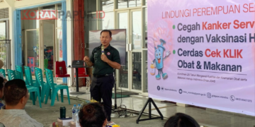 Peringati HUT ke-25 BPOM, Loka POM Mimika Suntikan Vaksinasi HPV dengan Menyasar ASN dan Masyarakat Umum