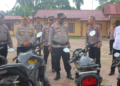 Kapolres Frits Erari Pimpin Langsung Pemeriksaan Kendaraan Dinas Personel Polres Supiori