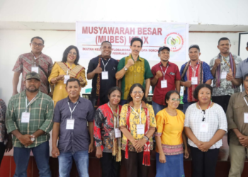 Martinus Mere Pimpin Flobamora Kota Sorong, Aktivis IKF Dukung Sukseskan Agenda Pemerintah