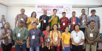 Martinus Mere Pimpin Flobamora Kota Sorong, Aktivis IKF Dukung Sukseskan Agenda Pemerintah