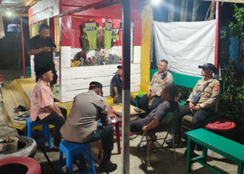 Kunjungi Tiga Pos Peka, Kapolsek Miru Sampaikan Apresiasi Siskamling Berjalan Baik Selama Ini