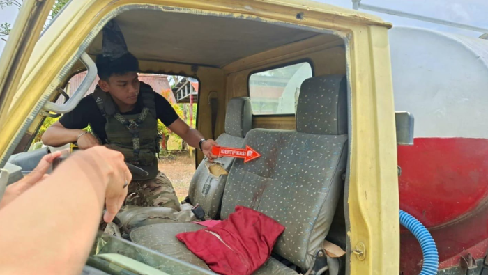 Sopir Tangki Air Ditembak OTK, Korban Alami Luka Tembak di Punggung Kiri