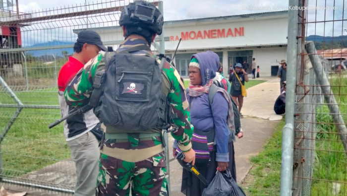 Pasca Penembakan Pilot Smart Air di Korowai, Satgas Korpasgat Supadio Pastikan Penerbangan di Bandara Moanemani Lancar