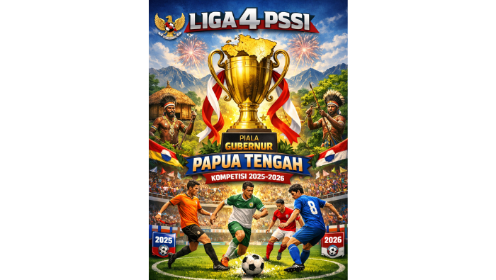 Liga 4 PSSI Papua Tengah, Tujuh Tim Dipastikan Siap Merumput di Stadion Wania Imipi Timika