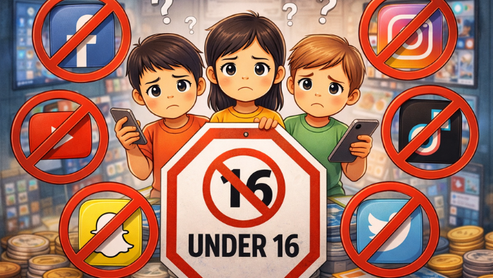 Kini Anak di Bawah Usia 16 Tahun Tidak Bisa Akses Seluruh Platform Digital Medsos