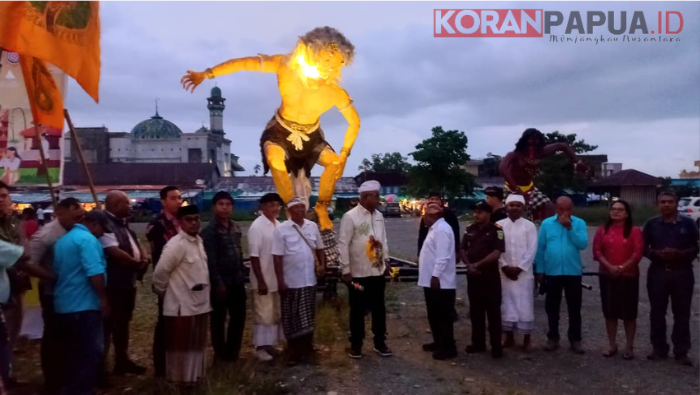 Pawai Ogoh-Ogoh Semarakkan Nyepi, Momen Introspeksi Diri, Perkuat Harmoni di Mimika