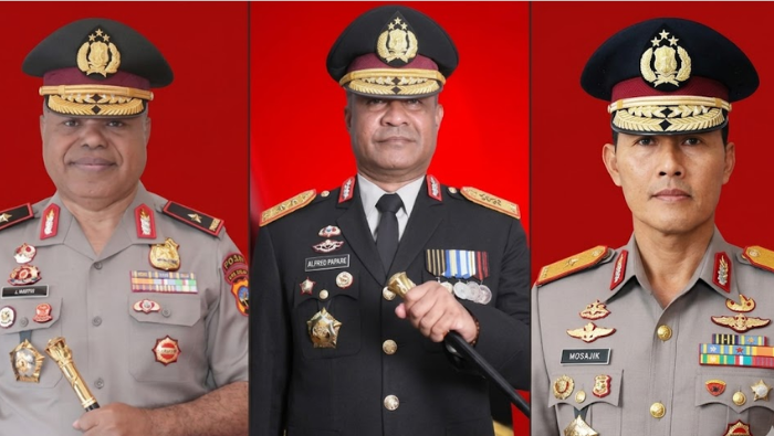 Tiga Bintang Polri Jatuh di Tanah Papua