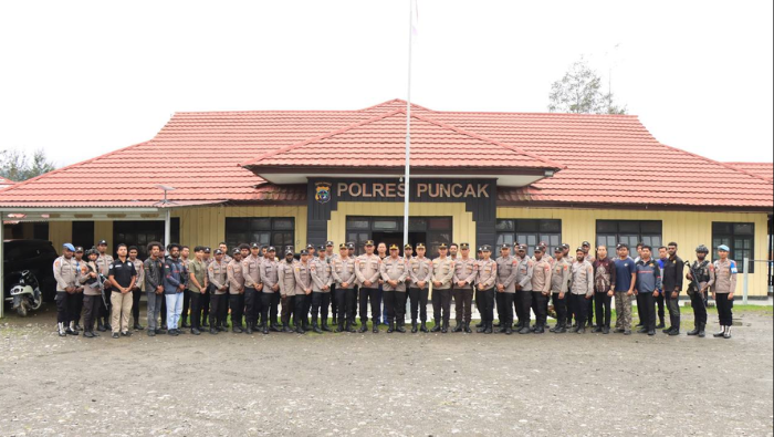 Terakhir Kali AKBP Mardi Marpaung Pimpin Apel di Mapolres Puncak