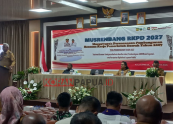 Pemkab Mimika Dorong Ekonomi Lokal dan Digitalisasi di RKPD 2027, Bupati JR: Intinya Masyarakat Sejahtera