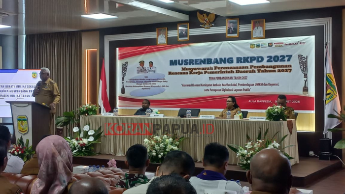 Pemkab Mimika Dorong Ekonomi Lokal dan Digitalisasi di RKPD 2027, Bupati JR: Intinya Masyarakat Sejahtera