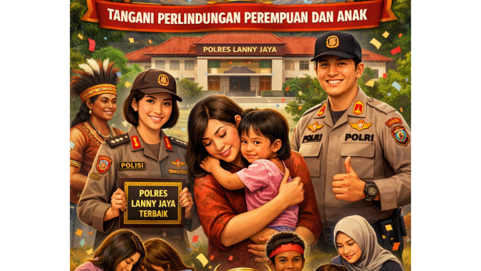 Polres Lanny Jaya Terbaik se-Papua Raya Tangani Perlindungan Perempuan dan Anak