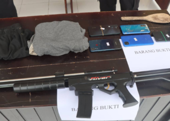 Berbekal Sendok Nasi, Anak Dibawah Umur Berhasil Bobol Konter, Gondol Lima Handphone