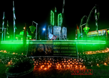 Aksi 1.000 Lilin dari Timika untuk Andre Yunus, YLBH Papua Tengah Desak Pengusutan Kasus Penyiraman Air Keras