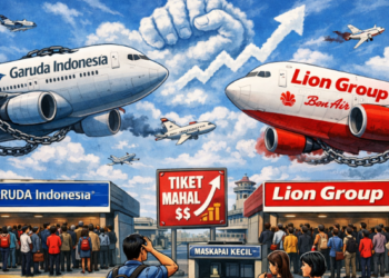 Garuda dan Lion Air Group Monopoli Penerbangan ke Papua, Harga Tiket Tembus Rp20 Juta