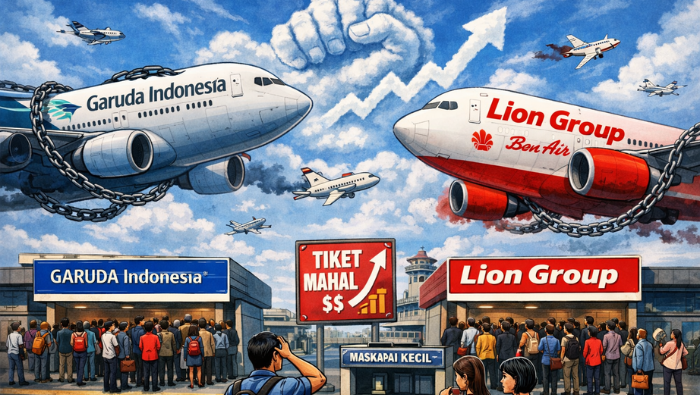 Garuda dan Lion Air Group Monopoli Penerbangan ke Papua, Harga Tiket Tembus Rp20 Juta