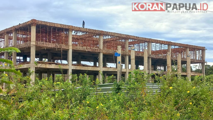Pembangunan Tahap III Gedung PUPR dan Imigrasi Mimika Ditargetkan Rampung Tahun Ini