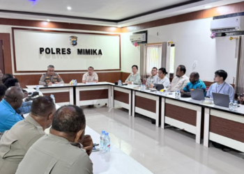 Bahas Tapal Batas Wilayah Adat di Kapiraya, Kementerian HAM RI Bertemu Tokoh Kamoro di Timika