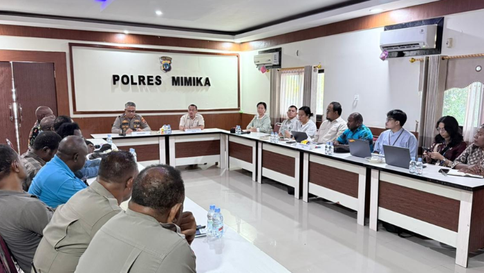 Bahas Tapal Batas Wilayah Adat di Kapiraya, Kementerian HAM RI Bertemu Tokoh Kamoro di Timika