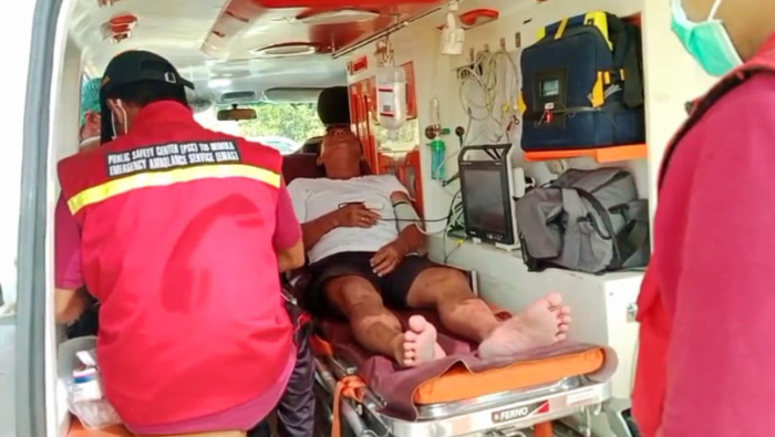 Dihantam Gelombang Tinggi dan Angin Kencang, KM Jaya Baru Dilaporkan Tenggelam di Muara Poumako