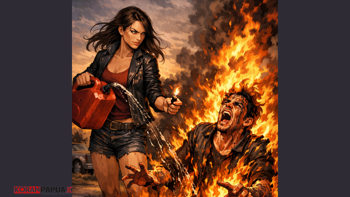 Nekat yang Nyata! Wanita Muda Bakar Kekasihnya di Kamar Hotel