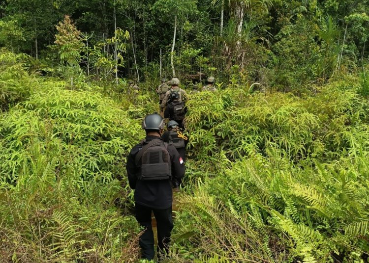 Kontak Tembak Satgas Damai Cartenz dan KKB di Yahukimo