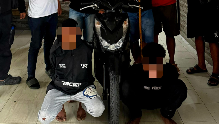 Nando dan Moris, Pelaku Curanmor di Timika Dibekuk Polisi